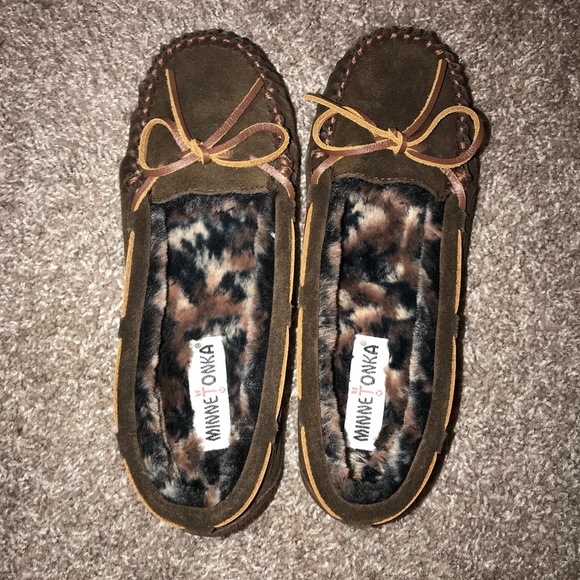 Minnetonka Shoes - BRAND NEW Leopard Minnetonka Moccasins